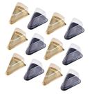 Caixas para fatias de bolo FELTECHELECTR Mousse de queijo triangular x40 Caixas para fatias de bolo FELTECHELECTR Mousse de queijo triangular x40