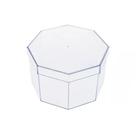 Caixinha Acrílica Octogonal - 11x7cm - 1 unidade - Rizzo