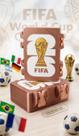 Caixinha Box Porta Figurinhas Copa 2026 Cor:Rosa Caixinha Box Porta Figurinhas Copa 2026 Cor:Rosa