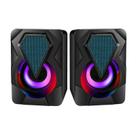 Caixinha Caixa de som computador PC gamer alto falante RGB