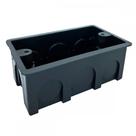 Caixinha De Luz Pvc Ivasa Preta Orelha Pvc 4X2 - Kit C/100 Pecas