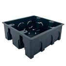 Caixinha De Luz Pvc Ivasa Preta Orelha Pvc 4X4 - Kit C/50 Pecas