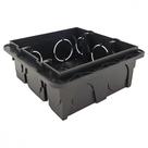 Caixinha De Luz Pvc Pial Legrand Preta 4X4 - Kit C/16 Pecas