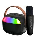Caixinha de Som Karaokê Bluetooth Microfone Sem Fio Caixinha de Som Karaokê Bluetooth Microfone Sem Fio