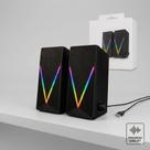 Caixinha de Som Para Computador E Notebook 30W Com Led RGB Caixinha de Som Para Computador E Notebook 30W Com Led RGB