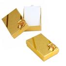 Caixinha Laminada Dourado- Corrente E Brinco Caixinha Laminada Dourado- Corrente E Brinco