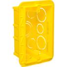 Caixinha Luz Amarela Pial 4X2 - Kit C/32 Unidades