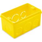 Caixinha Luz Amarela Pvc 4X2 Brascom - Kit C/100 Unidades Caixinha Luz Amarela Pvc 4X2 Brascom - Kit C/100 Unidades