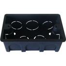 Caixinha Luz Plastica 4X2 Mondiale Preta 100 - Kit C/100 Caixinha Luz Plastica 4X2 Mondiale Preta 100 - Kit C/100