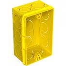 Caixinha Luz Plastica 4X2 Tigre Flex Amarela - Kit C/24 Caixinha Luz Plastica 4X2 Tigre Flex Amarela - Kit C/24