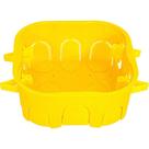 Caixinha Luz Plastica 4X4 Mondiale Amarela Drywal 6000 - Kit C/10 Caixinha Luz Plastica 4X4 Mondiale Amarela Drywal 6000 - Kit C/10