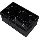Caixinha Luz Prt Pvc Tigre 4X2 - Kit C/24 Unidades