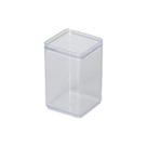 Caixinha Organizadora Modular Transparente 6,8X6,8X11,15 cm Caixinha Organizadora Modular Transparente 6,8X6,8X11,15 cm