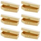 Caixões de madeira Creative Hobbies 15x8x4 cm Conjunto de 6 Caixões de madeira Creative Hobbies 15x8x4 cm Conjunto de 6