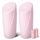 Caixote de Lixo para Carro SGLRT Pink Mini com Tampa - 2 Pacotes com 40 Sacos