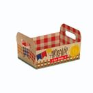 Caixote de Papel Cartão - Kraft "Festança" - 1 unidades - Cromus - Rizzo