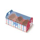 Caixote para 3 Meios-ovos 50 g - Os Coelhinhos - 6 unidades - Cromus - Rizzo