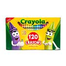Caja de 120 Crayones Crayola de Colores Surtidos con Sacapuntas