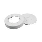 Caja de accesorios circular para canaleta plástica Wiremold NM4 color marfil
