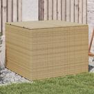 Caja de Almacenamiento para Jardín Casafoyer Mix Beige 292L en Ratán Sintético