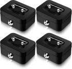 Caja de Dinero Tandefio Pequeña de Metal con Cerradura 11.5 x 8.5 x 5 cm