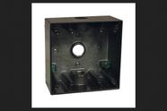 Caja eléctrica Sigma cuadrada 11,5 cm para 2 módulos resistente a la intemperie