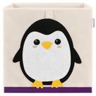 Caja organizadora de juguetes CLCROBD plegable 33 cm con diseño de pingüino