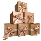 Cajas de Regalo GP SUP Oro 6 Piezas 10x10x10 cm con Tapa