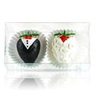 Cajas para Fresas Cubiertas de Chocolate RomanticBaking Paquete de 100