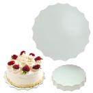 Cake Board 22 Cm Base para Bolo Ondulada 5 Unidades Mdf Branco Digoarts