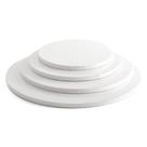 Cake Board Circular de MDF Branco 25cm Tabuleiro de Bolo