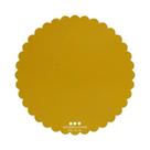 Cake Board Margarida MDF Dourado - 01 unidade - Sonho Fino - Rizzo Cake Board Margarida MDF Dourado - 01 unidade - Sonho Fino - Rizzo