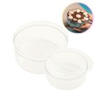 Cake box cristal redonda c/ tampa 2l blue star
