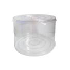 CAKE COVER TRANSPARENTE 10x10CM PCT C/ 05 UNIDADES - FLIP