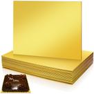 Cake Drum Board Jingmore Retangle 35,6 x 48,3 cm 12 unidades douradas