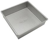 Cake Pan USA Pan, antiaderente, quadrada, 20 cm, aço aluminizado Cake Pan USA Pan, antiaderente, quadrada, 20 cm, aço aluminizado