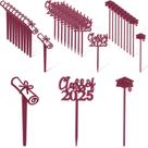 Cake Topper Boao Class of 2025 Graduation 90 peças