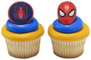 Cake Toppers DeCoPac Marvel's Spider-Man Spider and Mask Rings, pacote com 24
