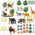 Cake Toppers Tallew Safari Jungle Animal Wild Zoo 42 unidades