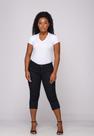Calça 7878 Preto Capri Feminina F075