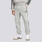 Calça Adidas 3 Stripes Fleece Cinza