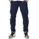 Calça Adulto Masculino Básica Lisa Jogger Moletom Marinho