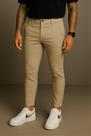 Calça alfaiataria caqui masculina skinny- codi jeans