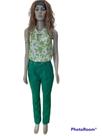 Calça alfaiataria cor verde