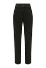 Calça Alfaiataria Lunender Slim Em Malha Preto
