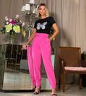 Calca alfaiataria pink Calca alfaiataria pink