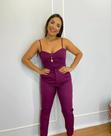 Calça Alfaiataria Roxo Cabernet Calça Alfaiataria Roxo Cabernet