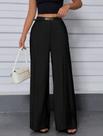 Calça Alfaiataria Social Wide Leg Cintura Alta