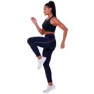 Calca Authen Grit Bossa - feminino - azul noite
