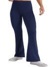 Calça Bailarina Feminina Flare Azul Marinho Escolar Esporte